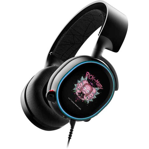 Adult Swim Rick and Morty Split Head Rick SteelSeries Arctis 3 Skin